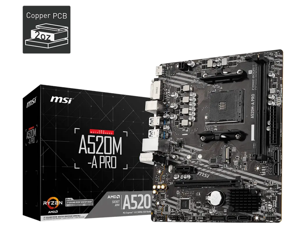 MSI A520M-A PRO DDR4