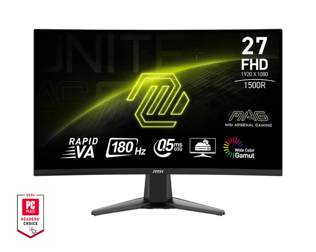 MSI 27" MAG 27C6F | FHD | 1920 x 1080 | 180HZ | IPS | 0.5MS