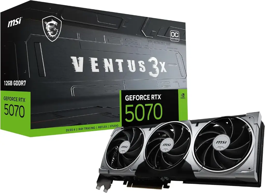 MSI GEFORCE RTX 5070 VENTUS 3X OC 12GB