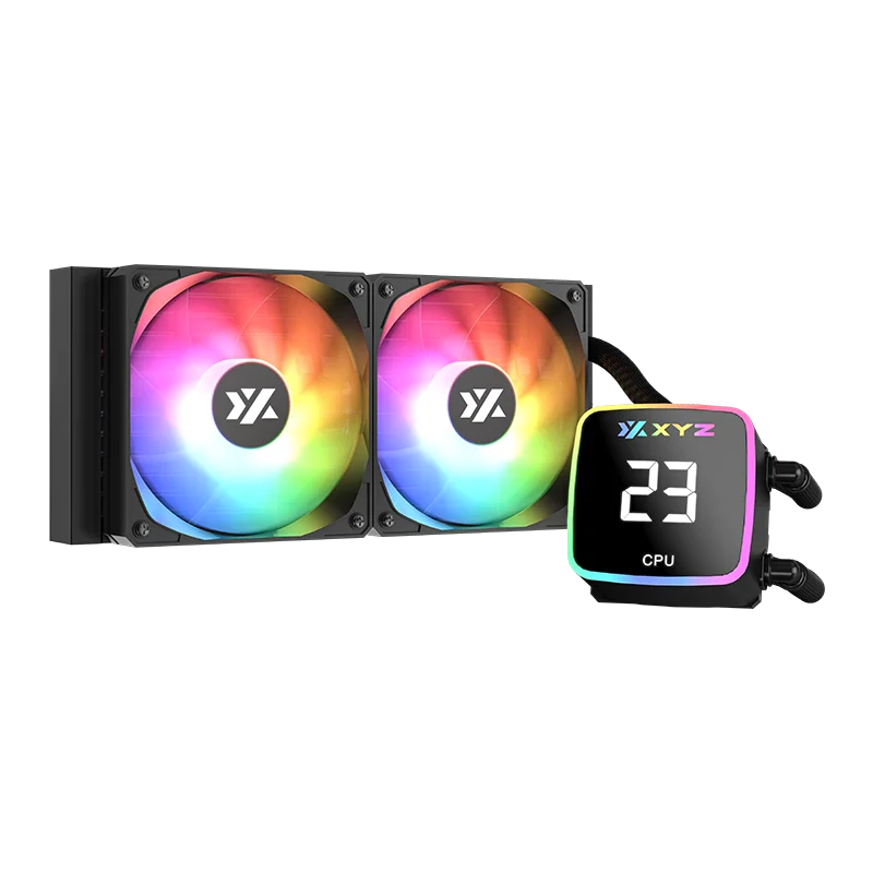 XYZ AQUAPULSE 240MM | PANTALLA LCD | BLACK