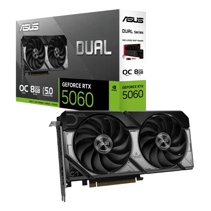 ASUS DUAL GEFORCE RTX 5060 OC 8 GB