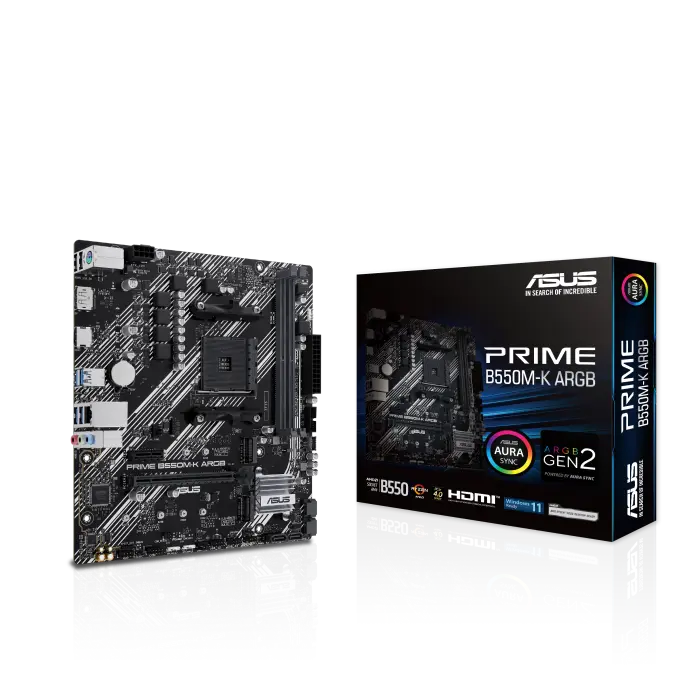 ASUS PRIME B550M-K ARGB | DDR4