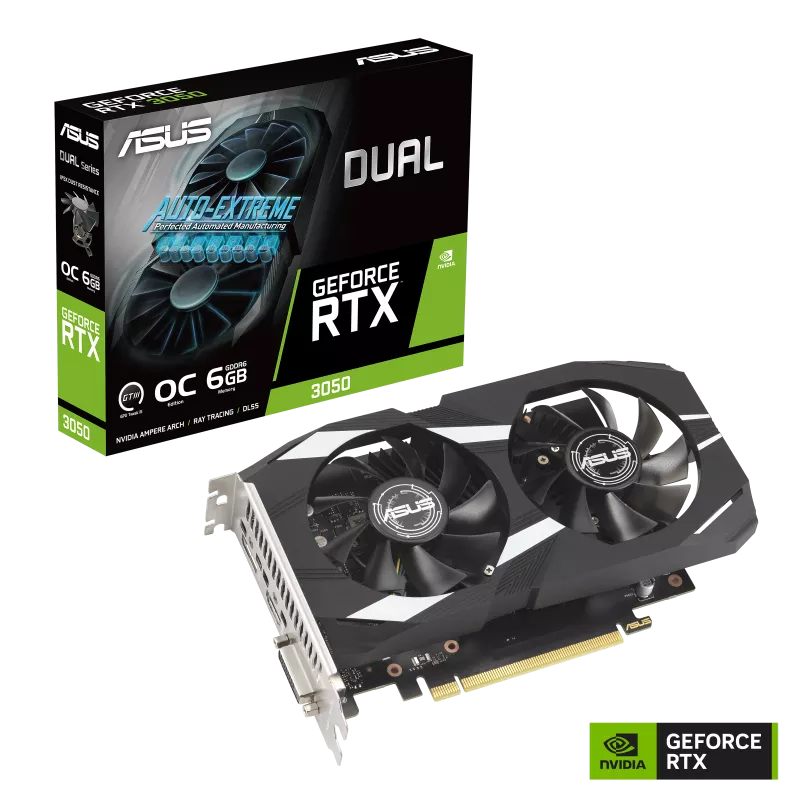 ASUS DUAL GEFORCE RTX 3050 OC 6 GB