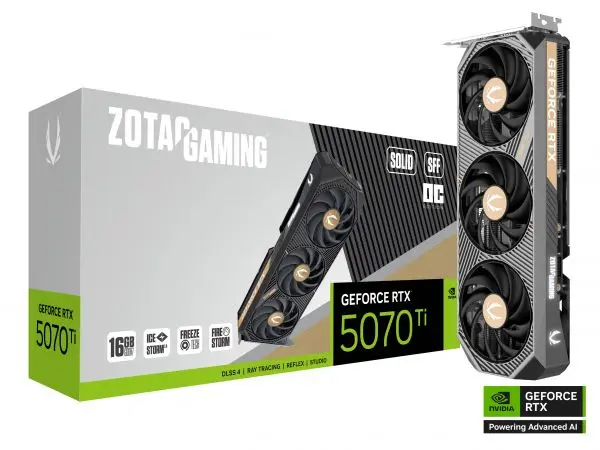 ZOTAC GAMING GEFORCE RTX 5070 TI SOLID SFF OC 16GB