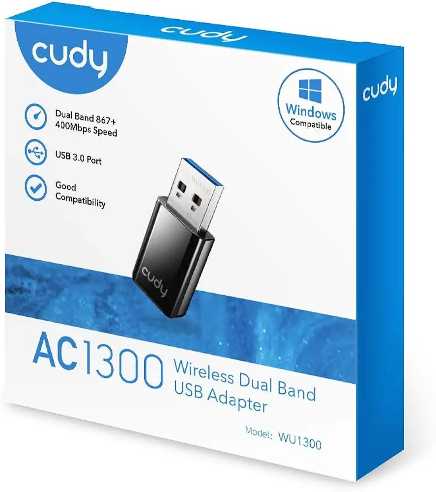 WIFI USB CUDY AC1300 WIRELESS DUALI-BAND