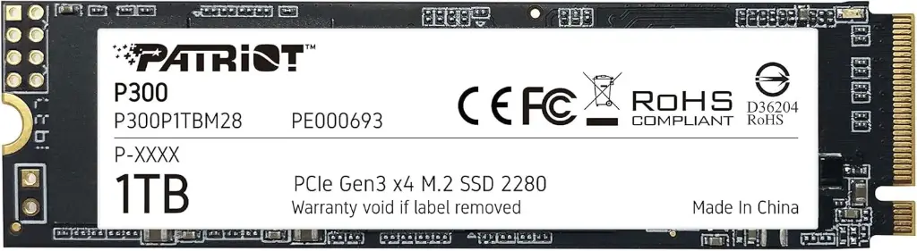 PATRIOT P300 1TB M.2