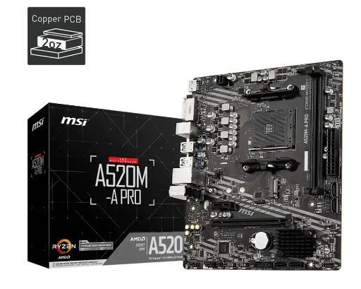 [911-7C96-034] MSI A520M-A PRO DDR4