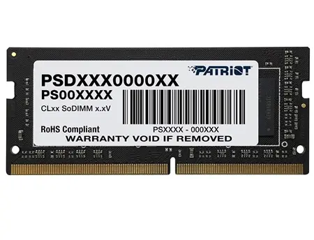 [PSD416G3281S] PATRIOT RAM 16GB DDR4 | 3200MHZ | CL19 | SODIMM