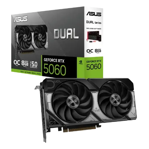 [90YV0N12-M0AA00] ASUS DUAL GEFORCE RTX 5060 OC 8 GB