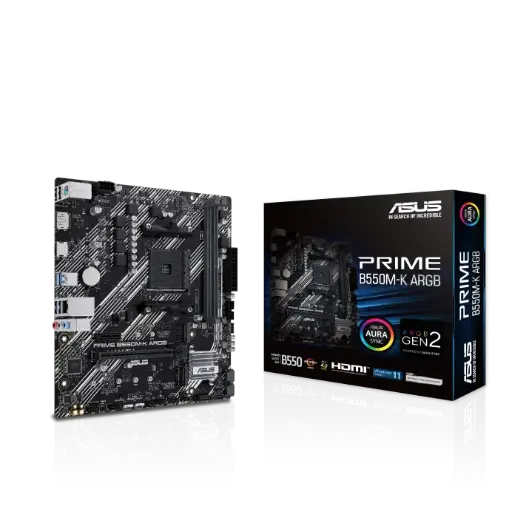 [90MB1GC0-M0EAY0] ASUS PRIME B550M-K ARGB | DDR4