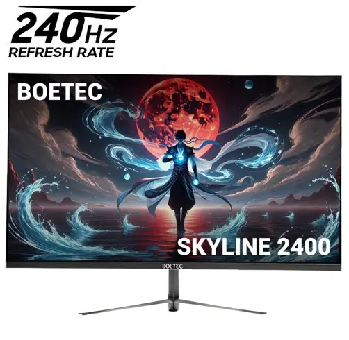 BOETEC SKYLINE 2400 24" FHD | 1MS | CURVO | 240HZ