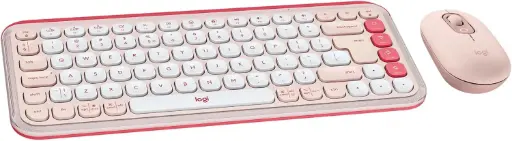 [920-013053] LOGITECH POP ICON COMBO BLUETOOTH | PINK