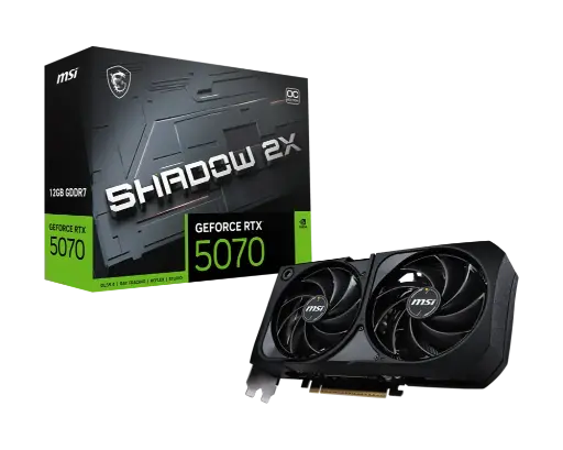 [912-V532-011] MSI GEFORCE RTX 5070 SHADOW 2X OC 12GB